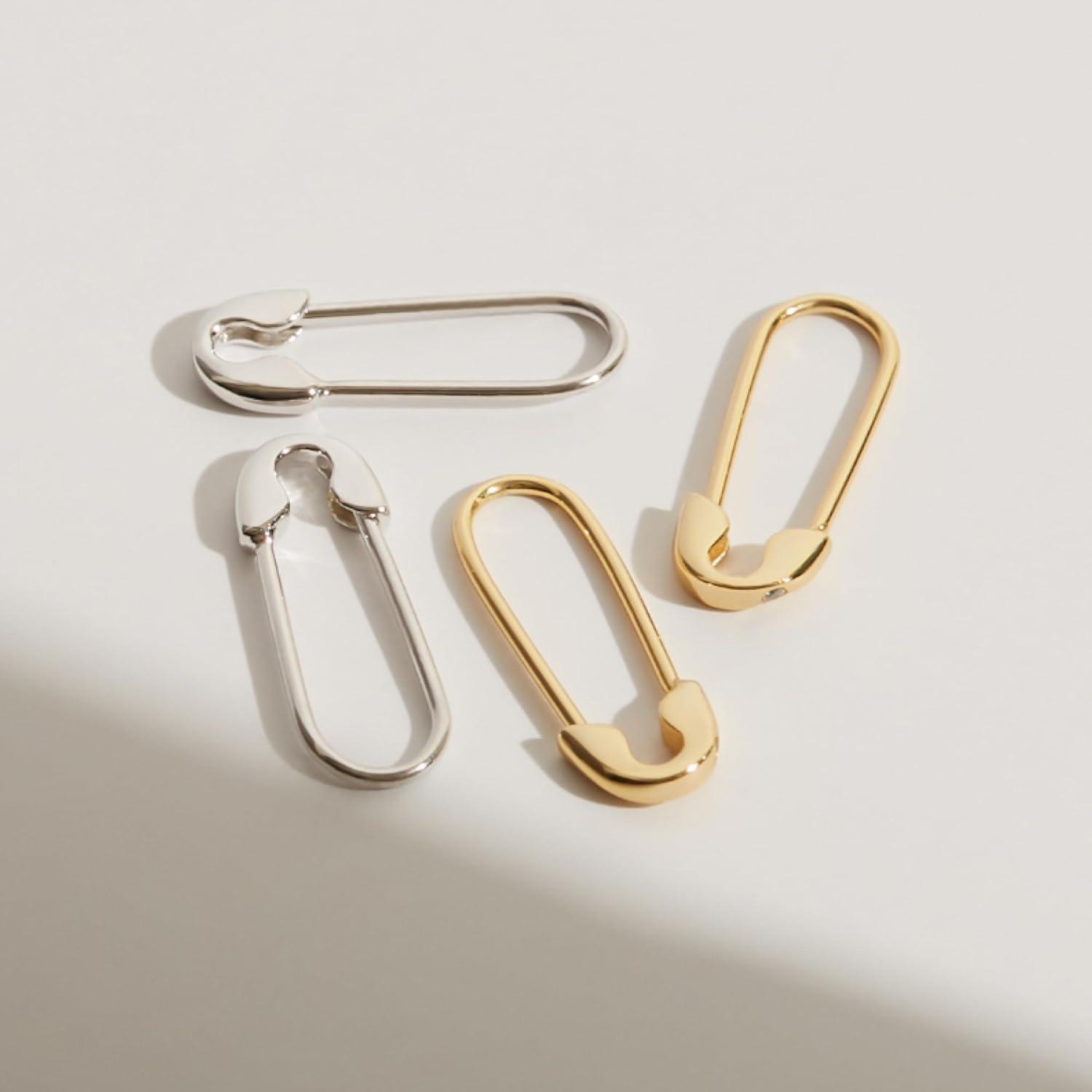 imageAna Luisa Hoop Earrings for Women 14K Gold Plated amp Silver Rhodium Plated Assorted Earring Styles Dainty Small Gold Hoop Earrings Hypoallergenic TarnishFree JewelryGold