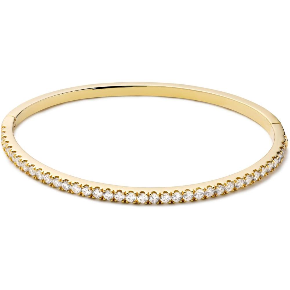 imageAna Luisa Gold Bracelets for Women  14K Gold Plated Dainty Chain wPearl Heart amp Flower Cuff Bracelet Styles  Hypoallergenic WaterResistant TarnishFree Jewelry  Adjustable Bracelets for WomenJulietteGold