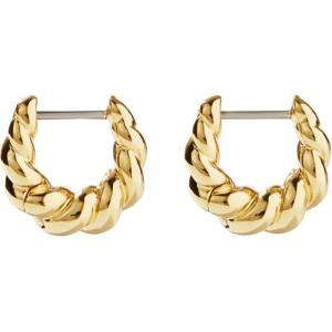 Ana Luisa Gold Earrings – Twisted Huggie Hoop Earrings for Women – 14K Gold Plated Braided Hoop Earring – Hypoallergenic, Water-Resistant, Tarnish-Free – Small, Mini, and Standard Size Available(Mini)
