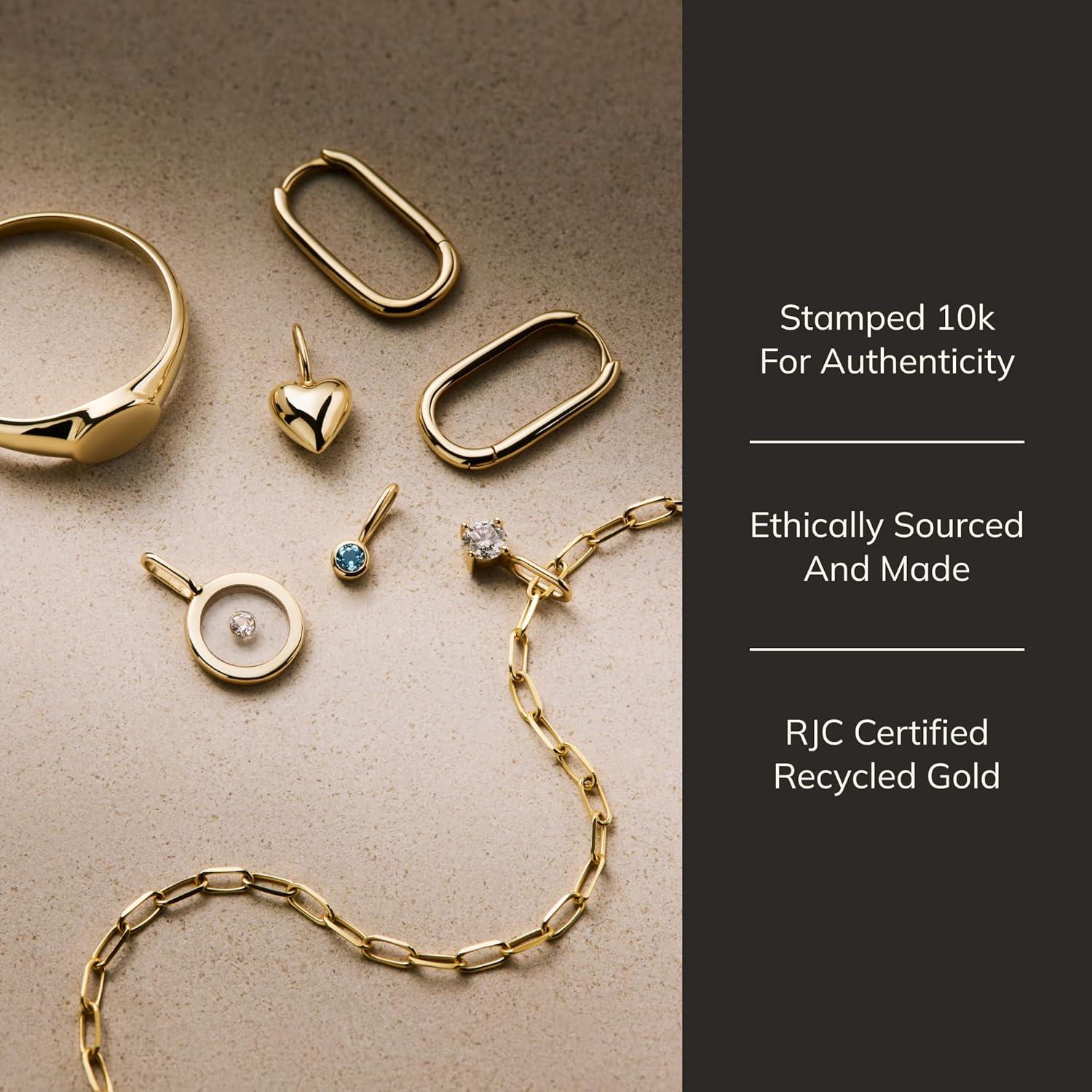 imageAna Luisa 10K Solid Small Gold Hoop Earrings for Women Hoop Earrings for Women Hypoallergenic WaterResistant Recycled Solid Gold Jewelry for Everyday Wear Dainty Jewelry