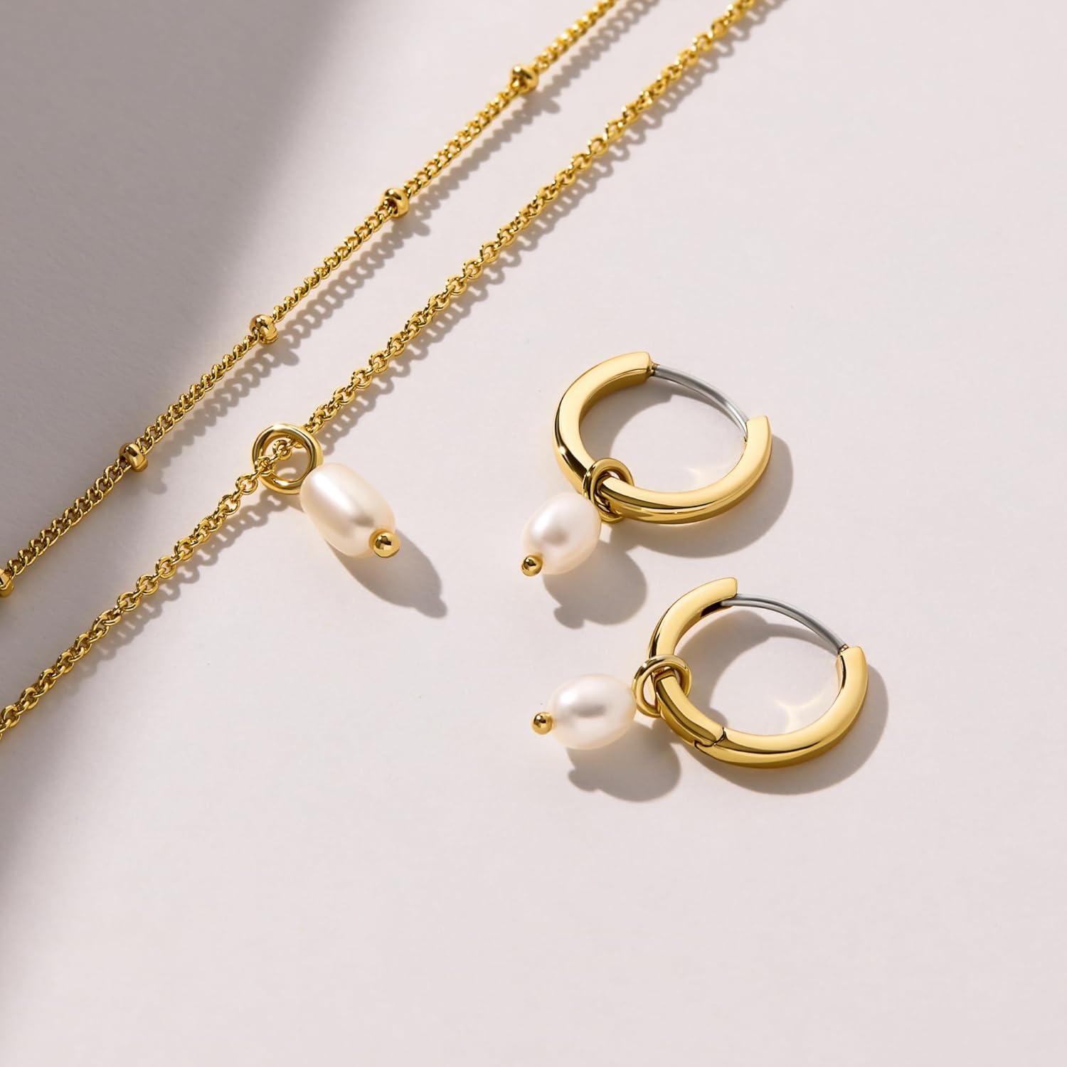 imageAna Luisa Layered Necklaces for Women Chic 14K Gold Plated Chains with Two Separate Necklaces for a Layered Look Trendy Charm Necklace Hypoallergenic amp TarnishFree Dainty Gold Chain NecklaceTate Set