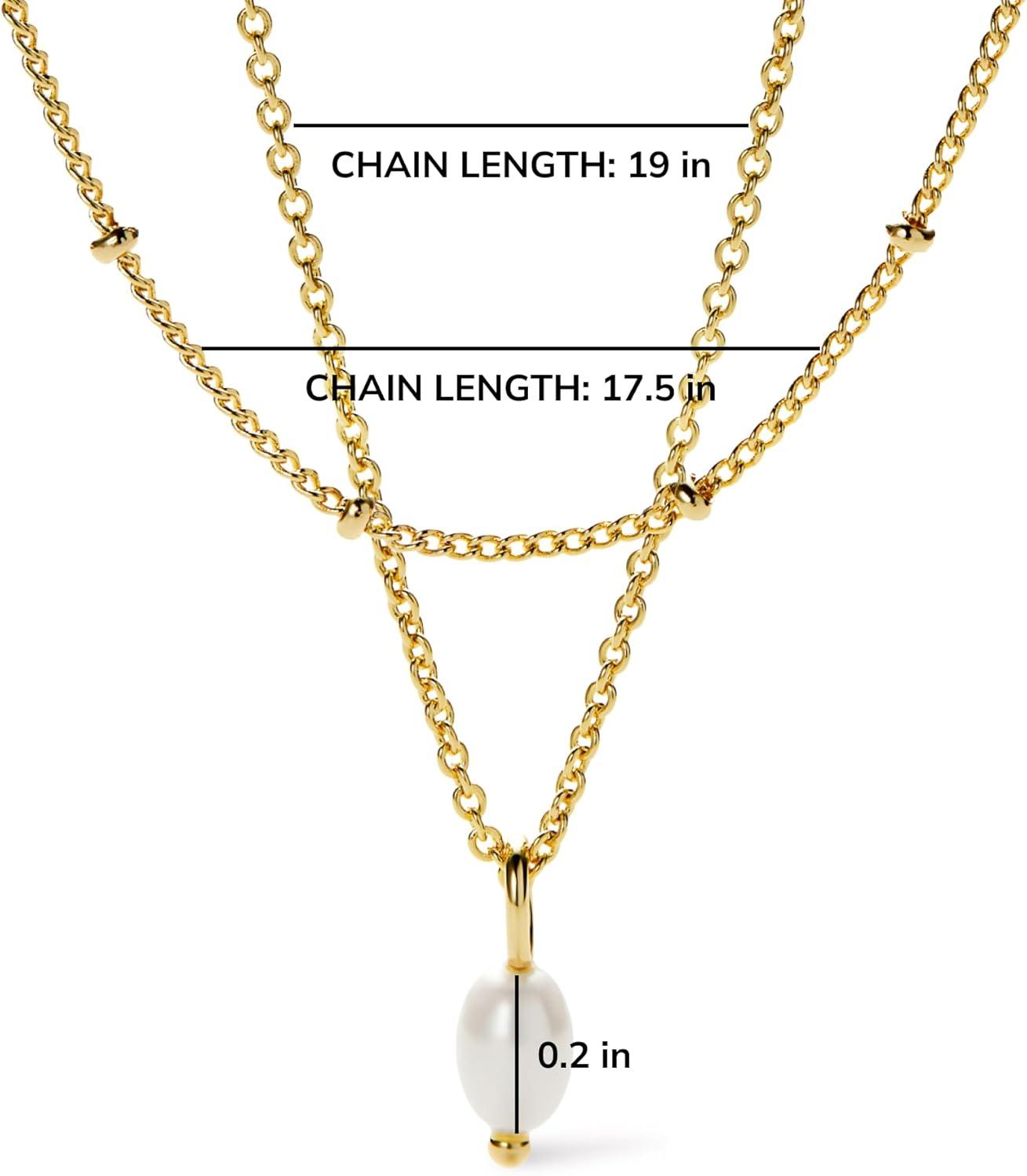 imageAna Luisa Layered Necklaces for Women Chic 14K Gold Plated Chains with Two Separate Necklaces for a Layered Look Trendy Charm Necklace Hypoallergenic amp TarnishFree Dainty Gold Chain NecklaceTate Set