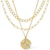 imageAna Luisa Layered Necklace Set for Women  Chic 14K Gold Plated Vintage Chains with Two Separate Necklaces for a Layered Look  Hypoallergenic amp TarnishFree Dainty Gold Chain Necklace WomenMichelle Layered