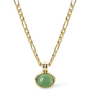Ana Luisa Pendant Necklaces for Women – 14K Gold Plated and Silver Rhodium Necklace – Pearl, Heart, Circle, Moonstone, Gemstone, Knot Charm Styles – Hypoallergenic, Dainty, Trendy Layering Necklaces(Meesh Gemstone)