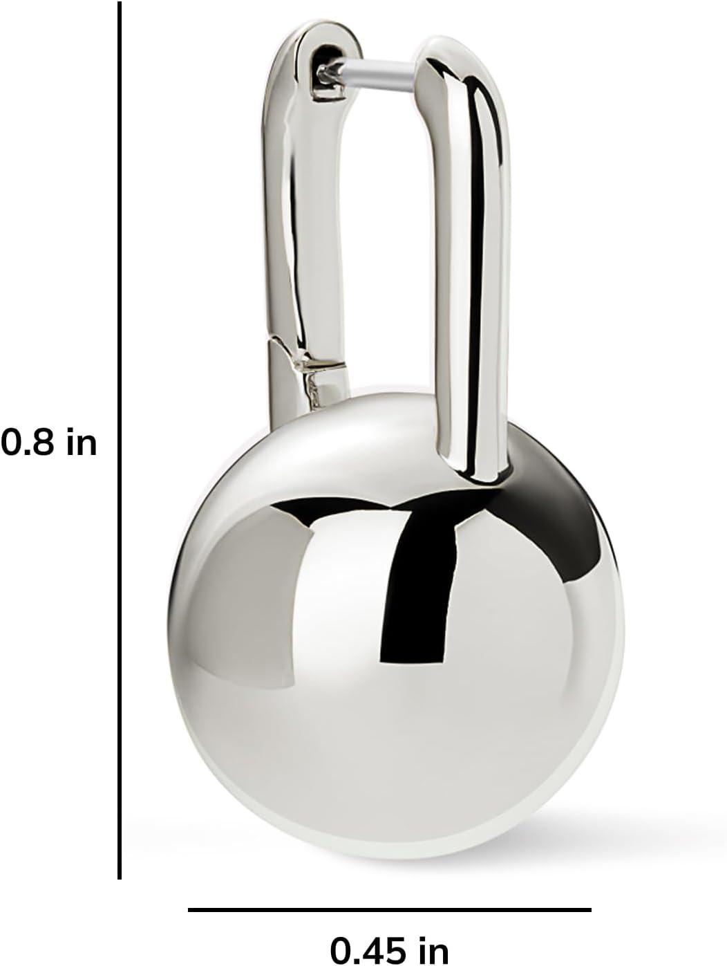 imageAna Luisa Chunky Small Knot Earrings 14K Gold Plated and Silver Statement Earrings for Women Trendy Ball Drop Earring Gold and Two Tone Knots Dangle Earring for Women Hypoallergenic JewelryPerrySilver