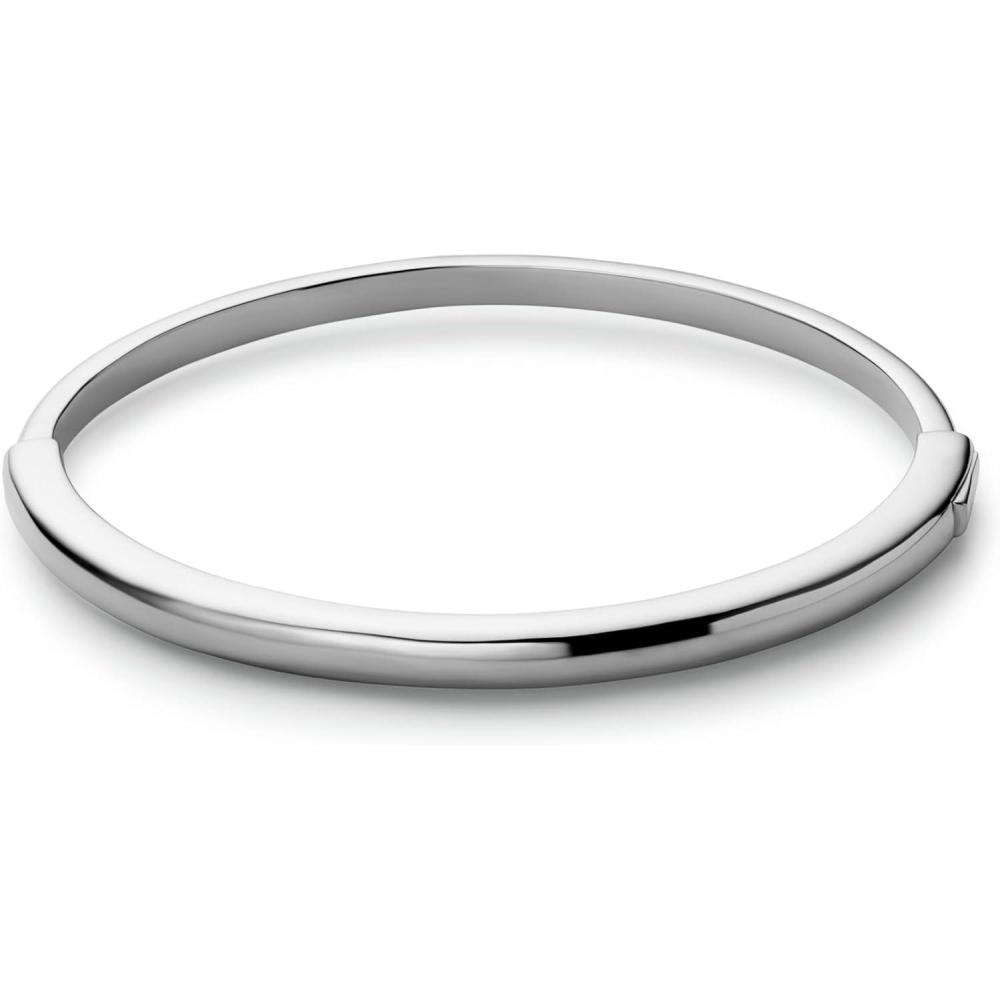 imageAna Luisa Bracelets for Women 14K Gold Plated amp Silver Rhodium Bangle and Cuff Bracelets Sleek Designs Perfect for Layering Hypoallergenic WaterResistant TarnishFree BraceletBrynley Silver SM