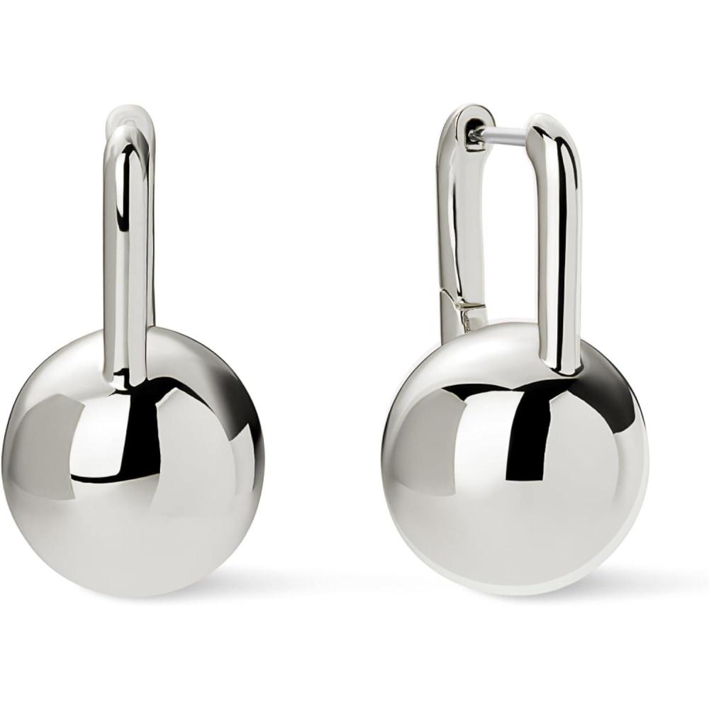 imageAna Luisa Chunky Small Knot Earrings  14K Gold Plated and Silver Statement Earrings for Women  Trendy Ball Drop Earring Gold and Two Tone Knots Dangle Earring for Women  Hypoallergenic JewelryPerrySilver