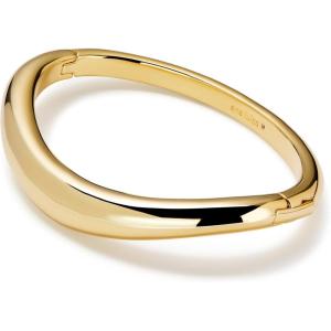 Ana Luisa Bracelets for Women – 14K Gold Plated & Silver Rhodium Bangle and Cuff Bracelets – Sleek Designs Perfect for Layering – Hypoallergenic, Water-Resistant, Tarnish-Free Bracelet(Talia – M/L)