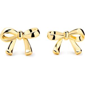 Ana Luisa Gold Plated Bow Stud Earrings for Women – 14K Gold Plated Tracy Bow Stud Earrings for Daily Wear – Small Bows for Simple, Minimalist, Dainty Look – Hypoallergenic, Tarnish-Free, Jewelry Gifts