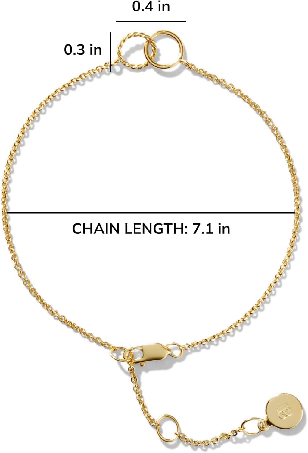 imageAna Luisa Gold Bracelets for Women Sterling Silver 14K Gold Plated Dainty Chain with Pearl Heart amp Flower Cuff Bracelet Styles for Daily Wear Hypoallergenic WaterResistant TarnishFreeJill 14K Gold Plated