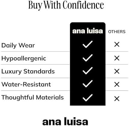 imageAna Luisa Gold Bracelets for Women Sterling Silver 14K Gold Plated Dainty Chain with Pearl Heart amp Flower Cuff Bracelet Styles for Daily Wear Hypoallergenic WaterResistant TarnishFreeLani 14K Gold Plated