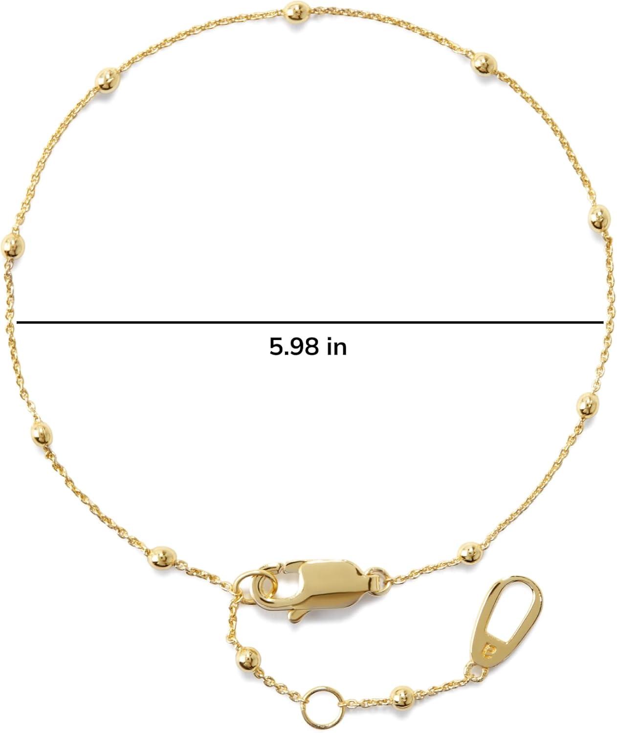 imageAna Luisa Gold Bracelets for Women Sterling Silver 14K Gold Plated Dainty Chain with Pearl Heart amp Flower Cuff Bracelet Styles for Daily Wear Hypoallergenic WaterResistant TarnishFreeHarryGold