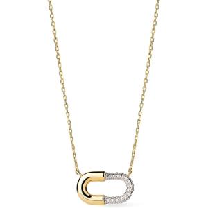 Ana Luisa Pendant Necklaces for Women – 14K Gold Plated and Silver Rhodium Necklace – Pearl, Heart, Circle, Moonstone, Gemstone, Knot Charm Styles – Hypoallergenic, Dainty, Trendy Layering Necklaces(Blake Pendant)
