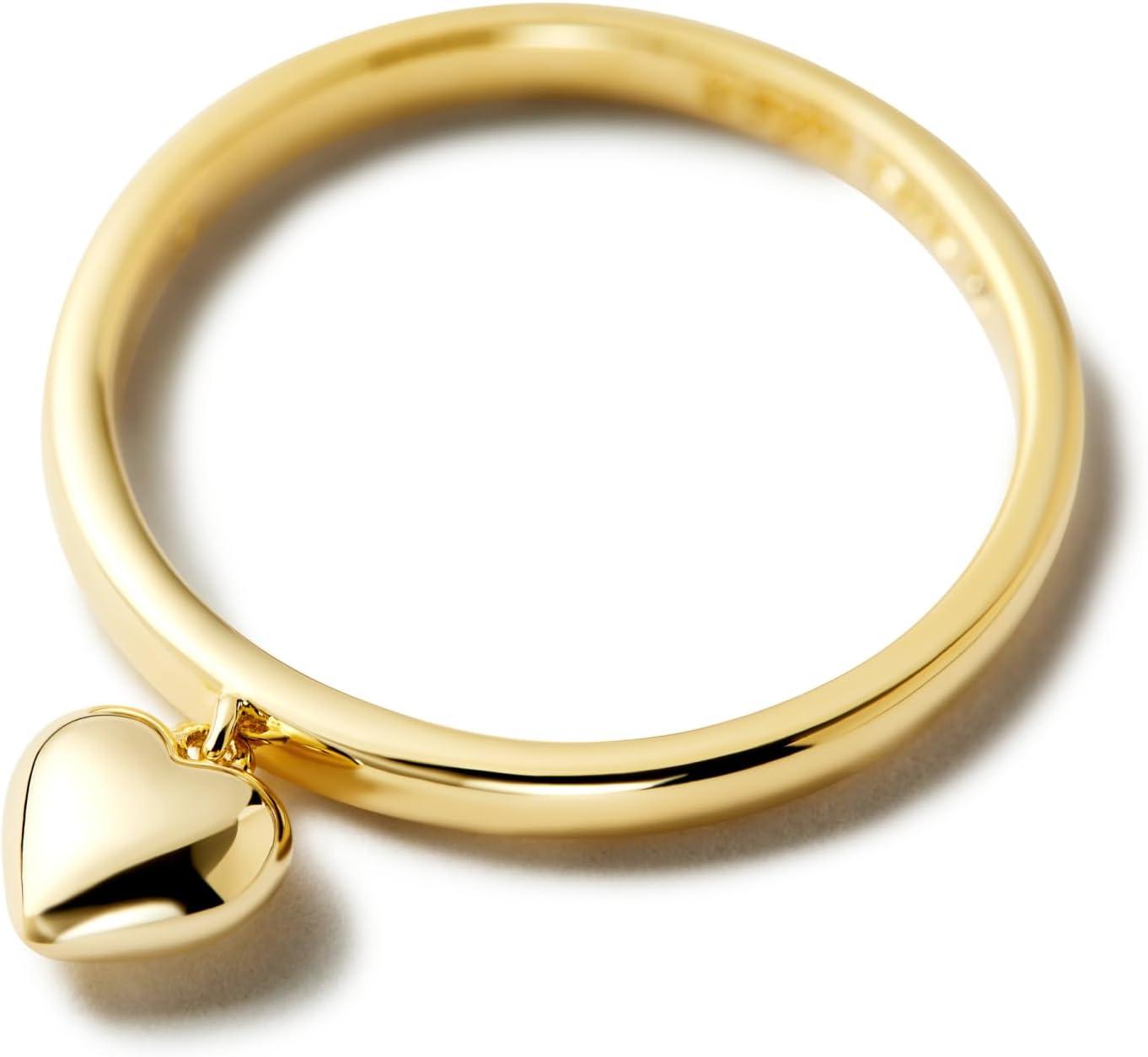 imageAna Luisa Gold Rings for Women 14K Gold Plated Rings for Women Non Tarnish Trendy Stacking Ring for Daily Wear Twisted Heart Eternity Ring Styles Hypoallergenic amp WaterResistant JewelrySize 6