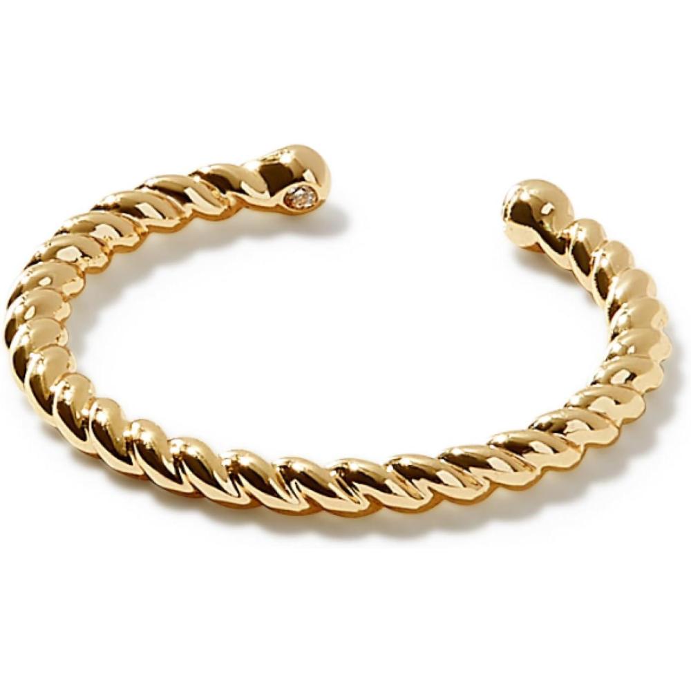 imageAna Luisa Gold Rings for Women 14K Gold Plated Rings for Women Non Tarnish Trendy Stacking Ring for Daily Wear Twisted Heart Eternity Ring Styles Hypoallergenic amp WaterResistant JewelryAdjustable