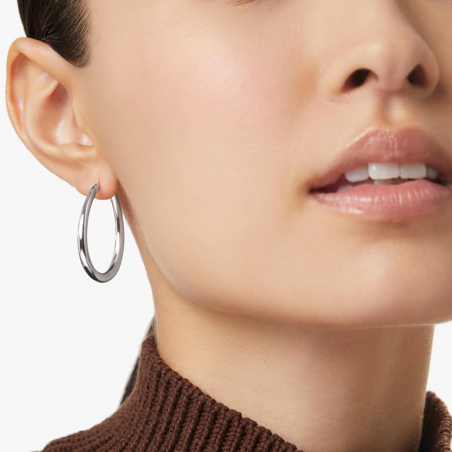 imageAna Luisa Hoop Earrings for Women Sterling Silver 14K Gold Plated amp Silver Rhodium Plated Assorted Earring Styles Dainty Small Gold Hoop Earrings for Daily Wear Hypoallergenic amp TarnishFreeSilver