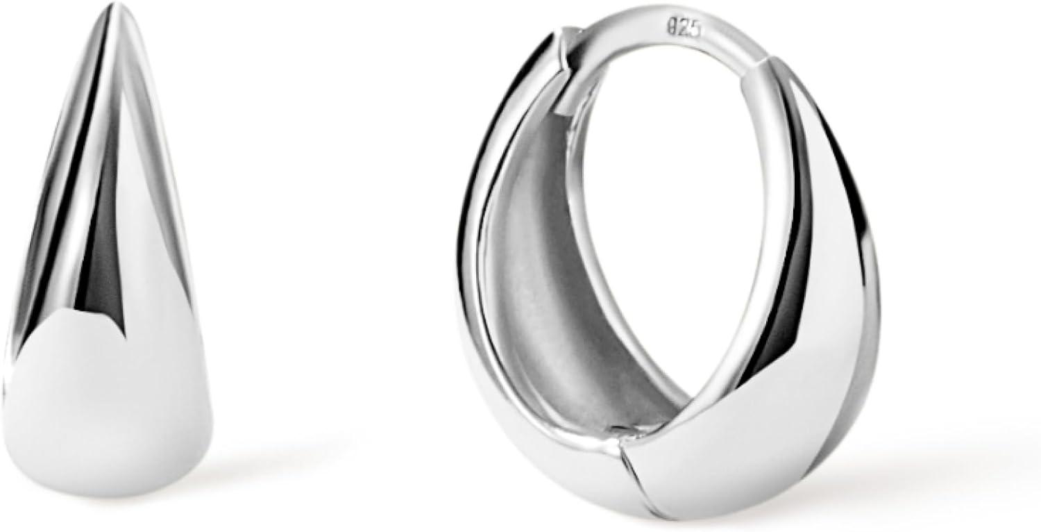 imageAna Luisa Hoop Earrings for Women Sterling Silver 14K Gold Plated amp Silver Rhodium Plated Assorted Earring Styles Dainty Small Gold Hoop Earrings for Daily Wear Hypoallergenic amp TarnishFreeSilver