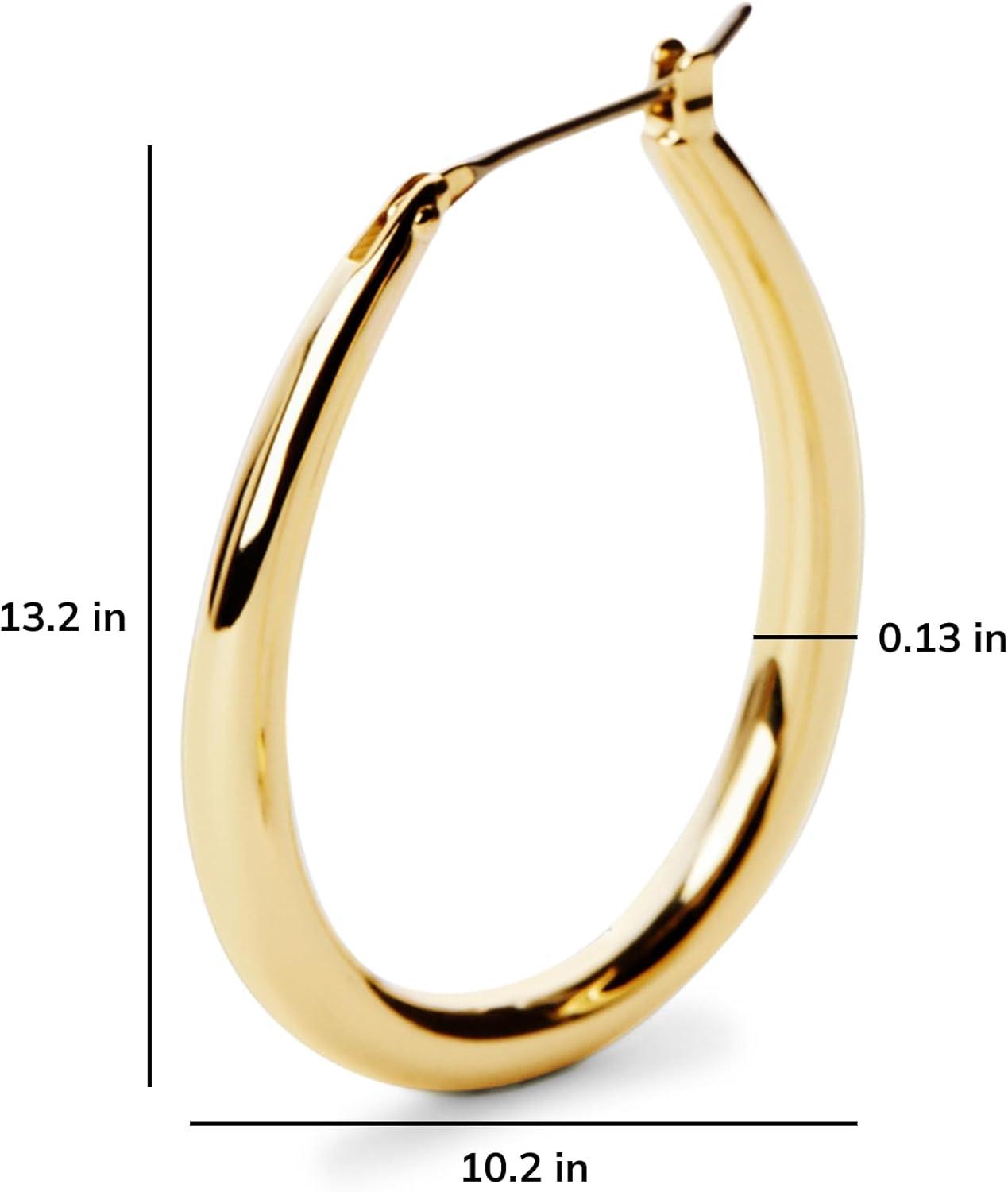 imageAna Luisa Hoop Earrings for Women Sterling Silver 14K Gold Plated amp Silver Rhodium Plated Assorted Earring Styles Dainty Small Gold Hoop Earrings for Daily Wear Hypoallergenic amp TarnishFreeGold