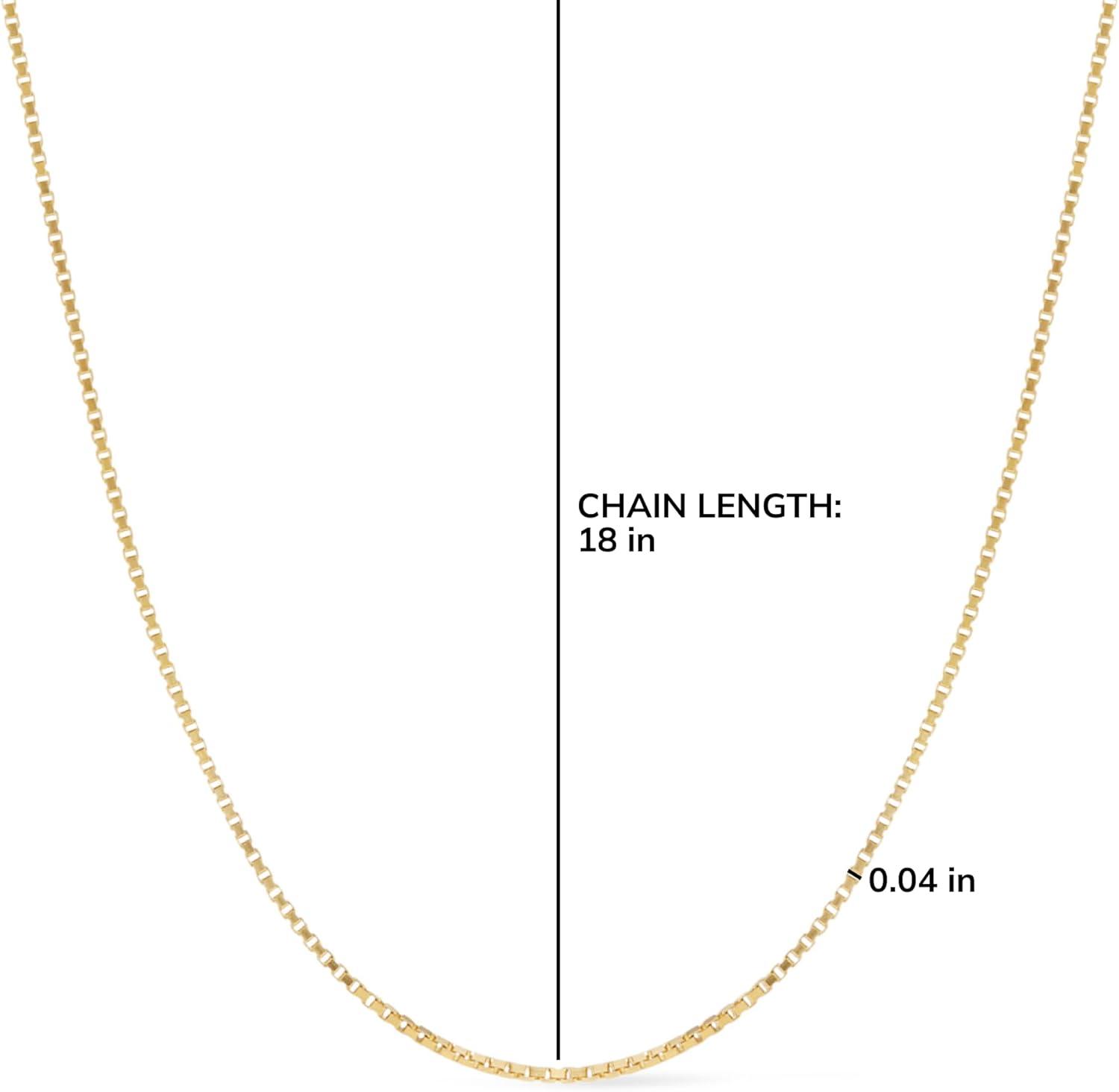 imageAna Luisa Jewelry Gold Chain Necklaces for Women 14K Gold Plated Dainty Necklaces for Layering and Daily Wear Hypoallergenic WaterResistant Jewelry Flower Heart Chain Assorted StylesBox Chain Gold