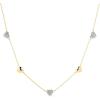 Heart - Gold Pave