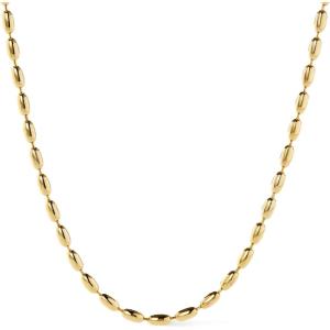Ana Luisa Jewelry Gold Chain Necklaces for Women – 14K Gold Plated Dainty Necklaces for Layering and Daily Wear – Hypoallergenic, Water-Resistant Jewelry – Flower, Heart, Chain Assorted Styles(Capri Ball Chain)